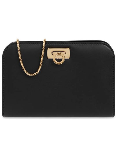 Diana Small Clutch Bag Black - SALVATORE FERRAGAMO - BALAAN 2