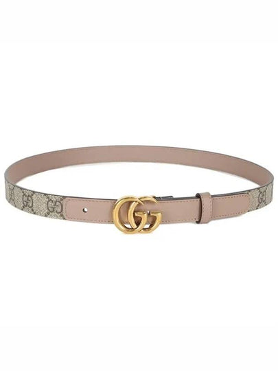 GG Marmont Thin Belt Dusty Pink - GUCCI - BALAAN 2