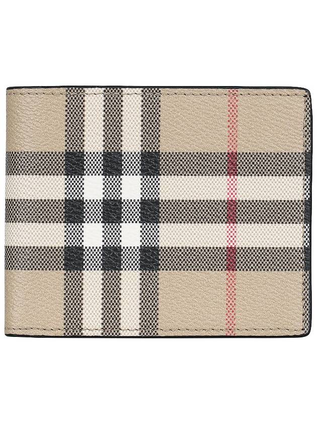 Vintage Check Slim Half Wallet Beige - BURBERRY - BALAAN 3