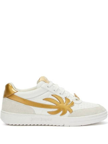 Sneakers PMIA097R24LEA0010176 BIANCO E ORO - PALM ANGELS - BALAAN 1