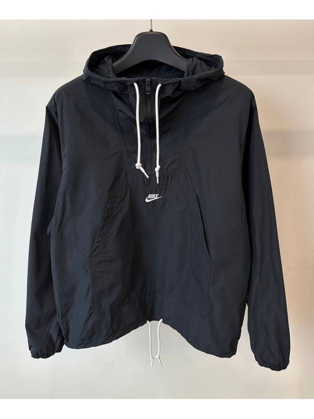 Anorak Hooded Windbreaker Top FN3892 010 Black MENS S L Asian Fit - NIKE - BALAAN 6