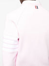 Women's Diagonal Wappen Crew Neck Sweatshirt Pink - THOM BROWNE - BALAAN 7