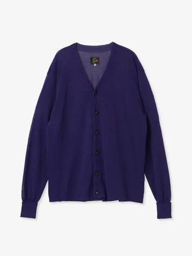 V neck cardigan purple MR325PURPLE - NEEDLES - BALAAN 1