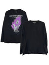 Feather Long Sleeve T-Shirt Black - WOOYOUNGMI - BALAAN 2