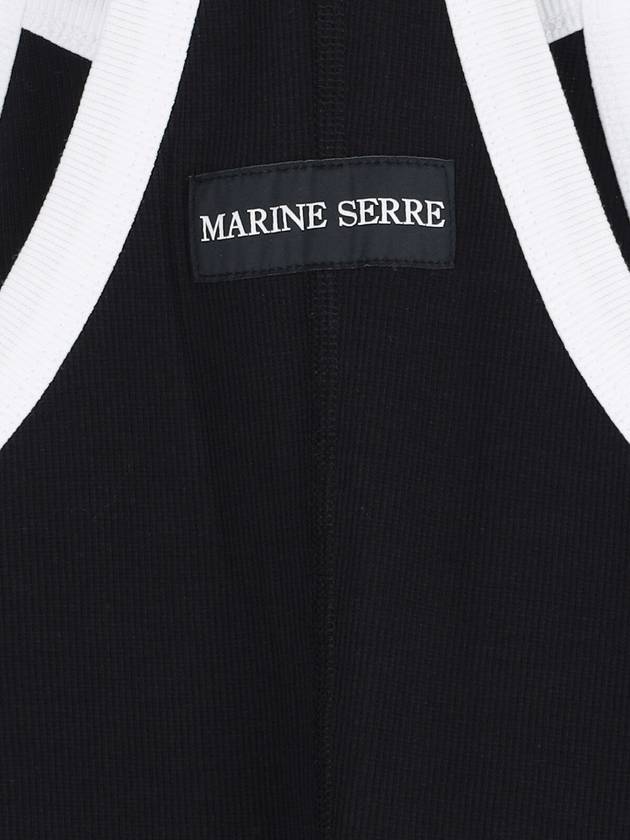 MARINE SERRE Dresses Black - MARINE SERRE - BALAAN 5