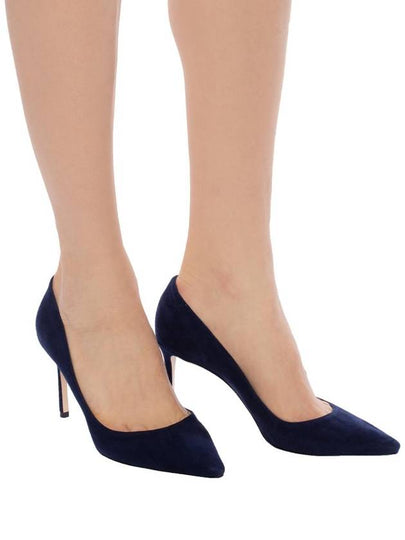 Jimmy Choo 'Romy' Stiletto Shoes, Women's, Navy Blue - JIMMY CHOO - BALAAN 2