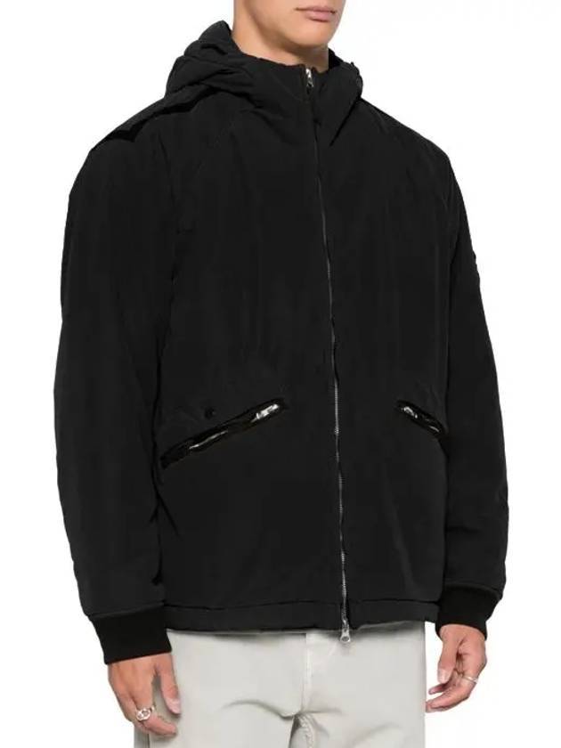 David Light TC Hooded Jacket Black - STONE ISLAND - BALAAN 1