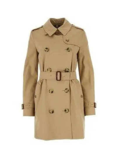 Short Kensington Heritage Trench Coat Beige - BURBERRY - BALAAN 2