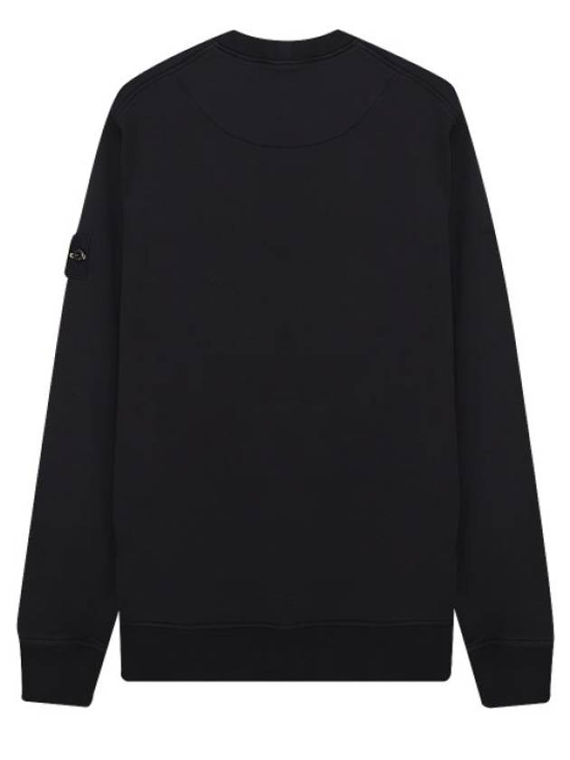 Wappen Patch Crew Neck Sweatshirt Black - STONE ISLAND - BALAAN 3