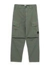 Micro Reps Loose Cargo Straight Pants Green - CP COMPANY - BALAAN 2