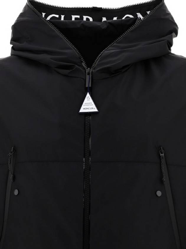 JUNICHI Zip Up Jacket Black - MONCLER - BALAAN 4