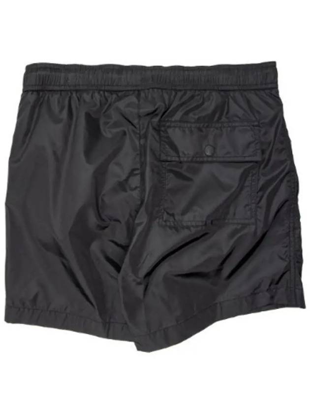 Men's Logo Nylon Swim Shorts Black - MONCLER - BALAAN 3