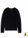 Mini Logo Crew Knit Top Black - HELMUT LANG - BALAAN 2