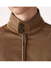 Taga Twill Cotton Zip-Up Jacket Brown - LORO PIANA - BALAAN 3