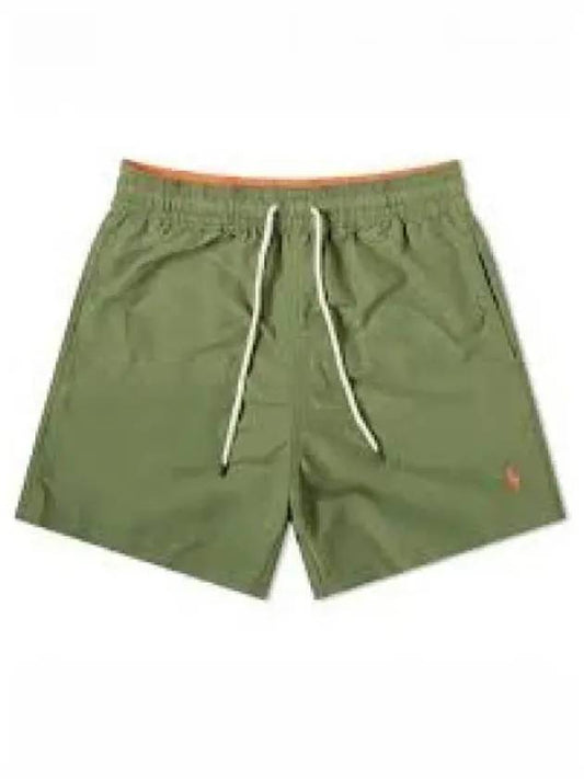 Savings Traveler Swim Trunk Shorts Green - POLO RALPH LAUREN - BALAAN 1