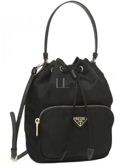 Duet Re-Nylon Bucket Bag Black - PRADA - BALAAN 2