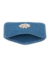 Daisy Slim Mini Card Wallet Denim - LE MASQUE - BALAAN 7