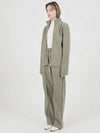 Ribbed Knit String Pants Khaki - CHANCE'S NOI - BALAAN 5