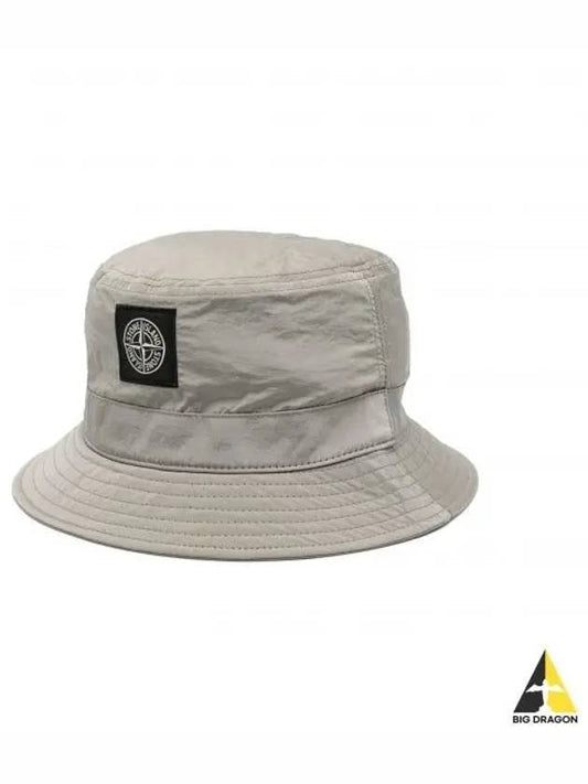 Econyl Regenerated Nylon Bucket Hat Beige - STONE ISLAND - BALAAN 2