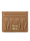 Materasse Nappa Leather Card Wallet Caramel - MIU MIU - BALAAN 2