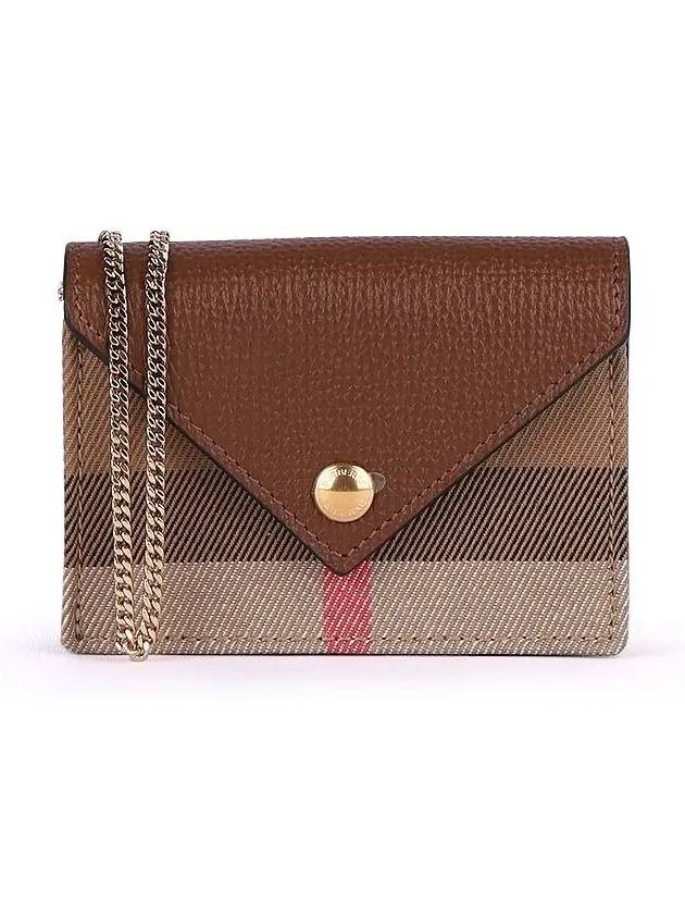 Chain Jade Card Wallet Brown - BURBERRY - BALAAN 2