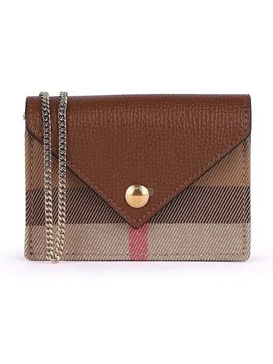 Chain Jade Card Wallet Brown - BURBERRY - BALAAN 2