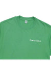 Racquet Club Cotton Short Sleeve T-Shirt Green - SPORTY & RICH - BALAAN 4