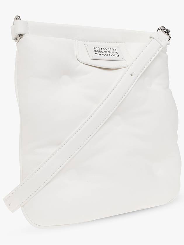 Glam Slam Flat Cross Bag White - MAISON MARGIELA - BALAAN 5