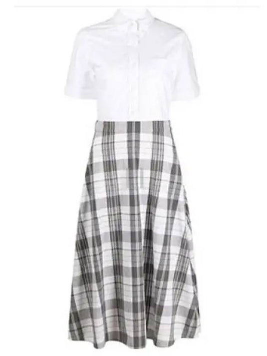 123111 Women s Oxford Shirt Long Dress FDSD84C F0171 035 - THOM BROWNE - BALAAN 1