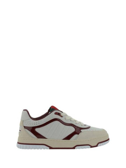 Men's Reweb Low Top Sneakers White - GUCCI - BALAAN 2