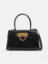 Women's Iconic Top Handle Cross Bag Black - SALVATORE FERRAGAMO - BALAAN 4