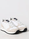 V Logo Face Low Top Sneakers Beige White - VALENTINO - BALAAN 3