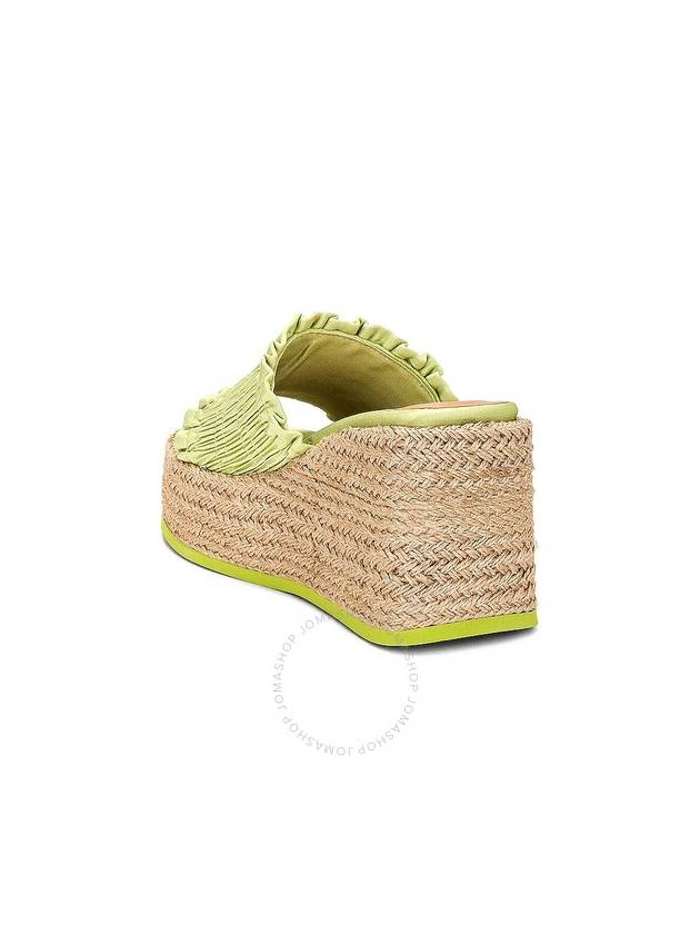 Ganni Tender Shoots Smock Espadrille Wedge Sandals, Brand Size 37 ( US Size 7 ) - GANNI - BALAAN 3