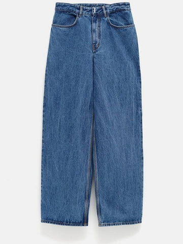 Low Crotch Wide Jeans in Denim - GIVENCHY - BALAAN 1