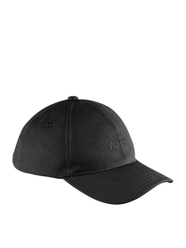 Charlie Logo Ball Cap Black - A.P.C. - BALAAN 1