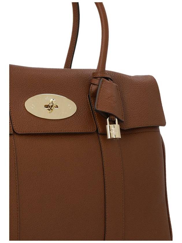 Bayswater Grain Small Classic Leather Tote Bag Brown - MULBERRY - BALAAN 4