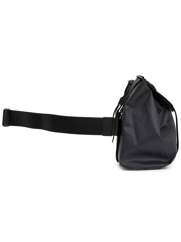 Metropolis Series Rubber Reps Belt Bag Black - CP COMPANY - BALAAN 4