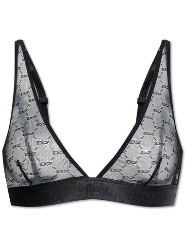 Dsquared2 Bra With Logo, Women's, Black - DSQUARED2 - BALAAN 1