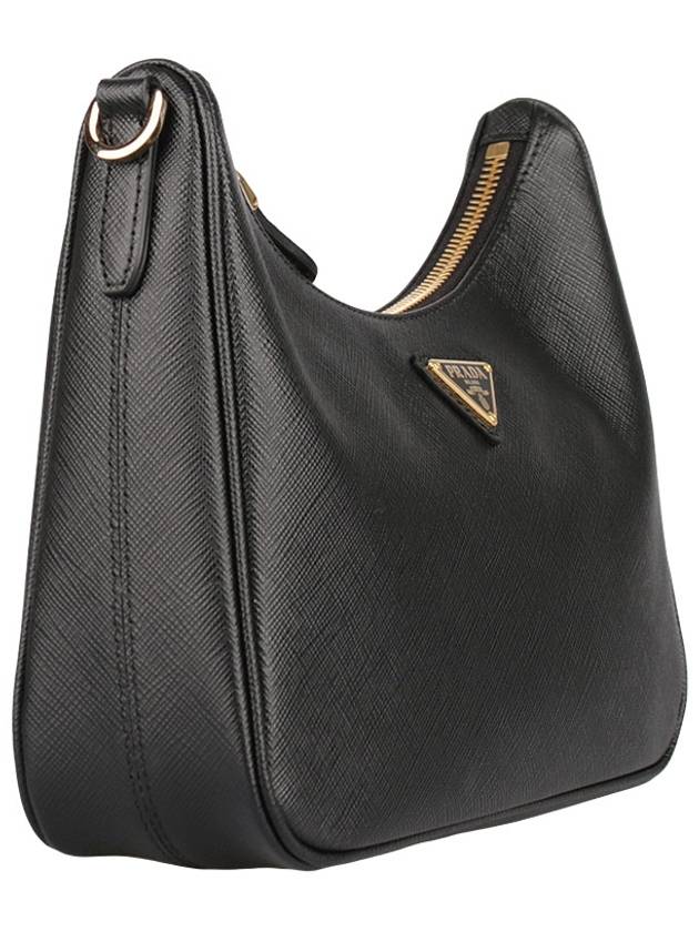 Re-Edition 2005 Saffiano Leather Shoulder Bag Black - PRADA - BALAAN 6