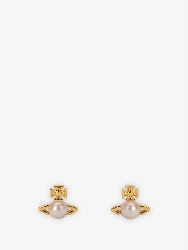 Balvina Pearl Earrings Gold - VIVIENNE WESTWOOD - BALAAN 4