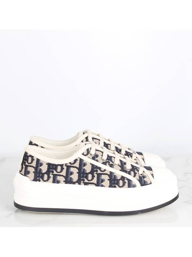 Walk Oblique Embroidery Platform Sneakers 36 5 235 - DIOR - BALAAN 7