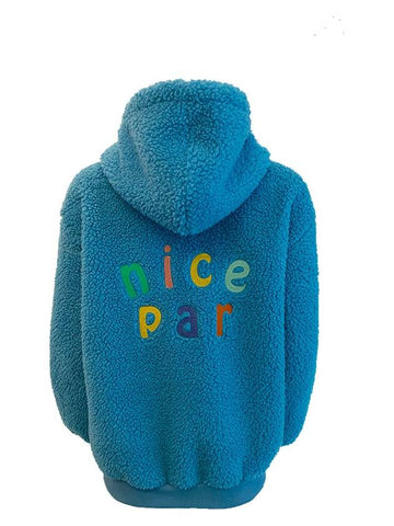 nice par fleece hoodieBlue - MILESANDMILESANDMILES - BALAAN 1