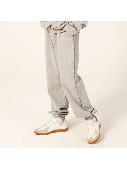 Unisex Reverse Stitch Track Pants Grey - RESPECT - BALAAN 2