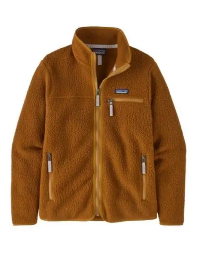 Women's Retro Pile Fleece Zip-up Jacket Brown - PATAGONIA - BALAAN 2