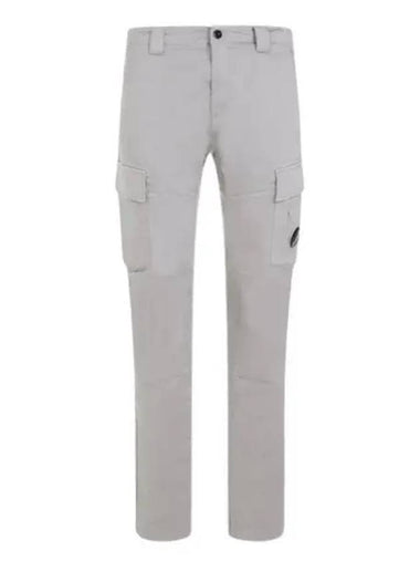 Stretch Sateen Loose Cargo Straight Pants Grey - CP COMPANY - BALAAN 1