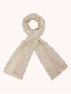 GG Wool Jacquard Muffler Beige - GUCCI - BALAAN 5