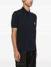 Afko Logo Cotton Polo Shirt Black - ISABEL MARANT - BALAAN 4