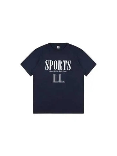 Common Sports Short Sleeve T-Shirt Navy - SPORTY & RICH - BALAAN 2