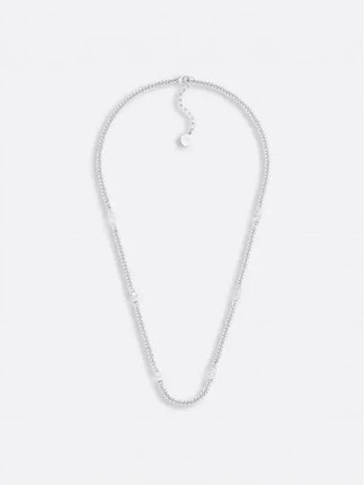 CD Icon Slim Chain Link Necklace Silver - DIOR - BALAAN 2