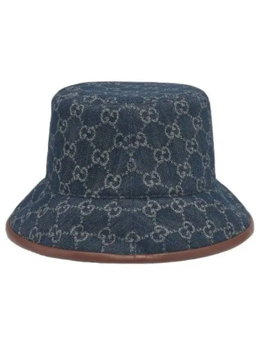 GG bucket hat blue - GUCCI - BALAAN 1